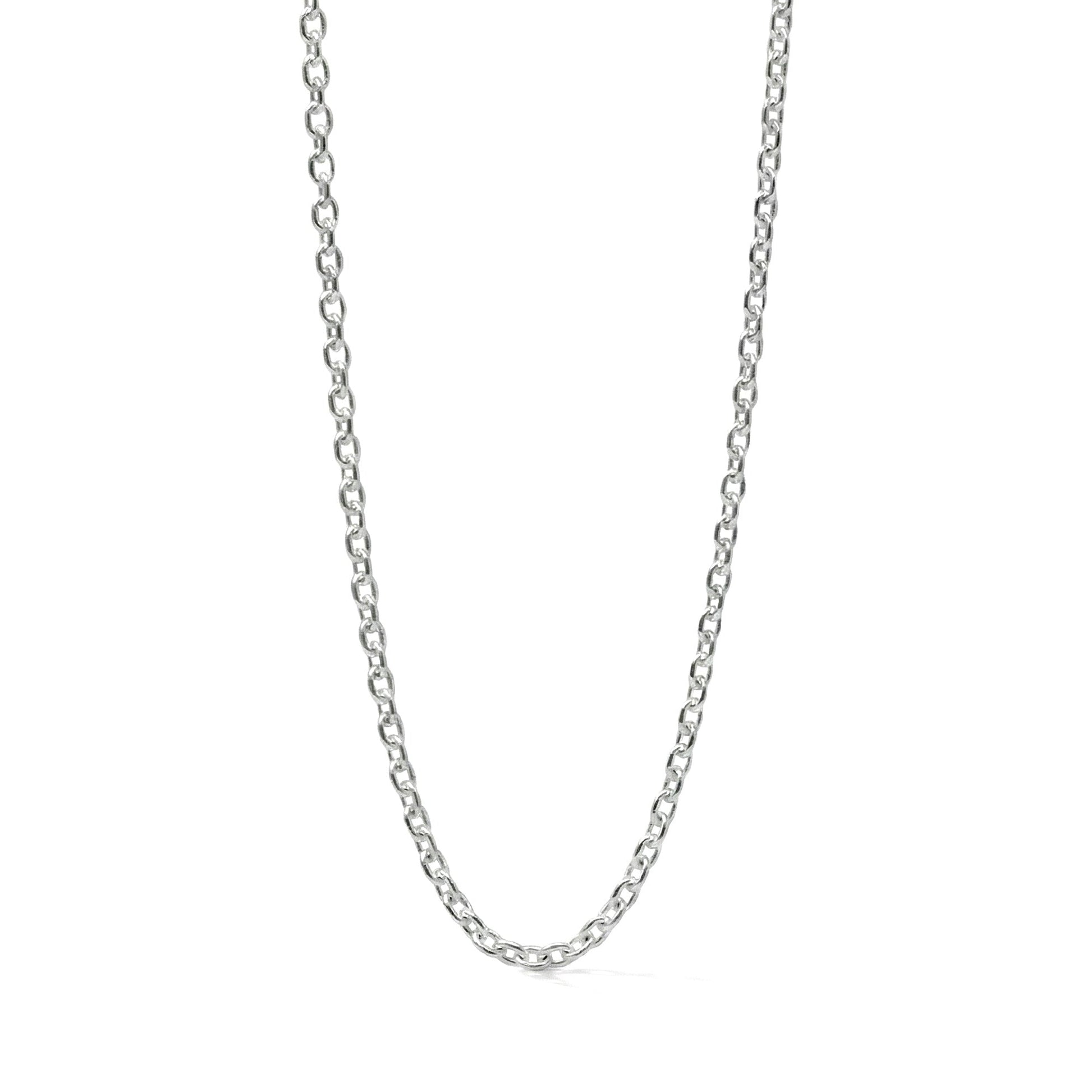 Unisex Silver chain necklace 
