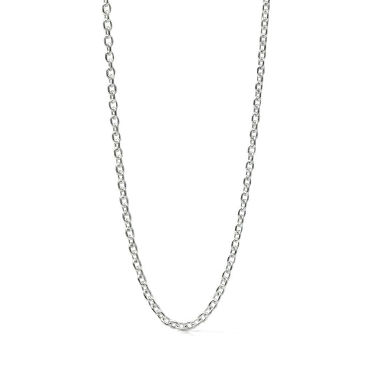 Unisex Silver chain necklace 
