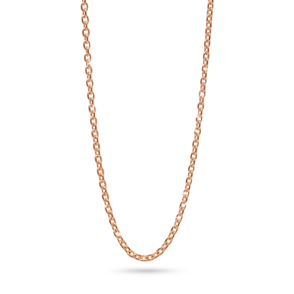 Unisex 14k gold 3.5mm cable chain necklace - Best gold layering chains by Versani SoHo