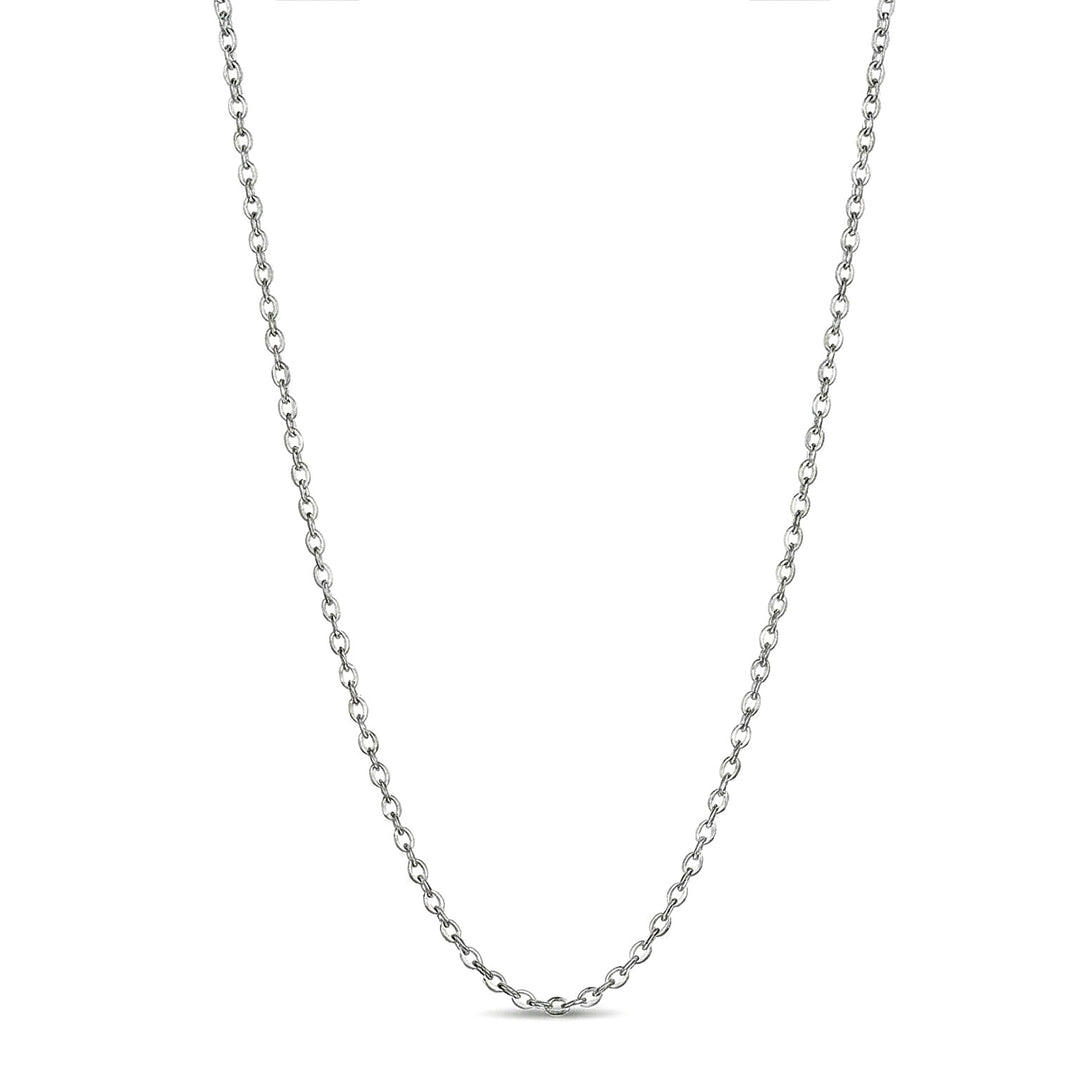Thin Cable Chain Necklace, 1.8mm