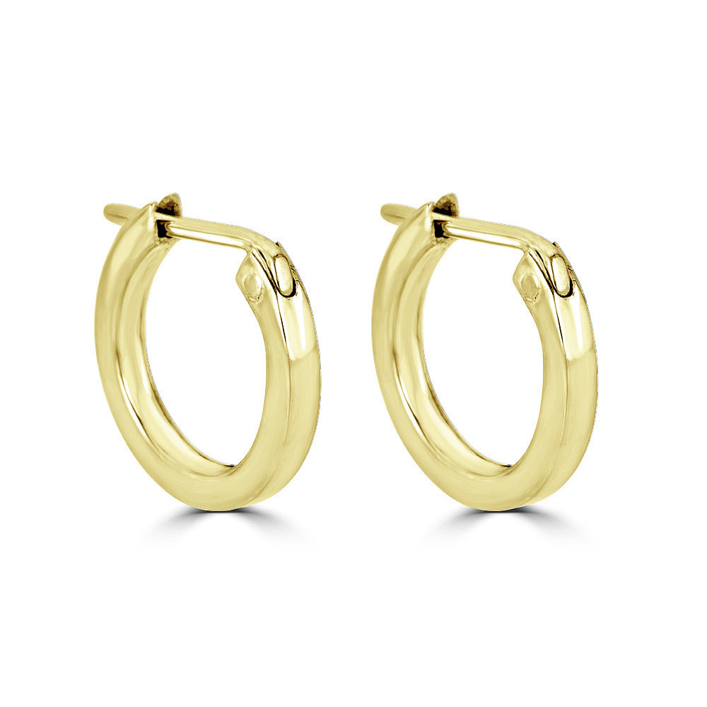 Gold Huggie Hoop Earrings