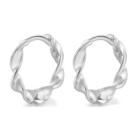 Small Twisted Hoop Earrings