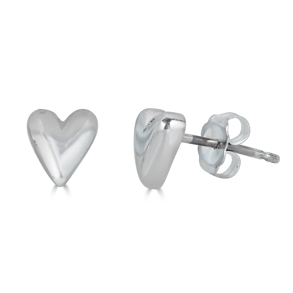 Heart Stud Earrings