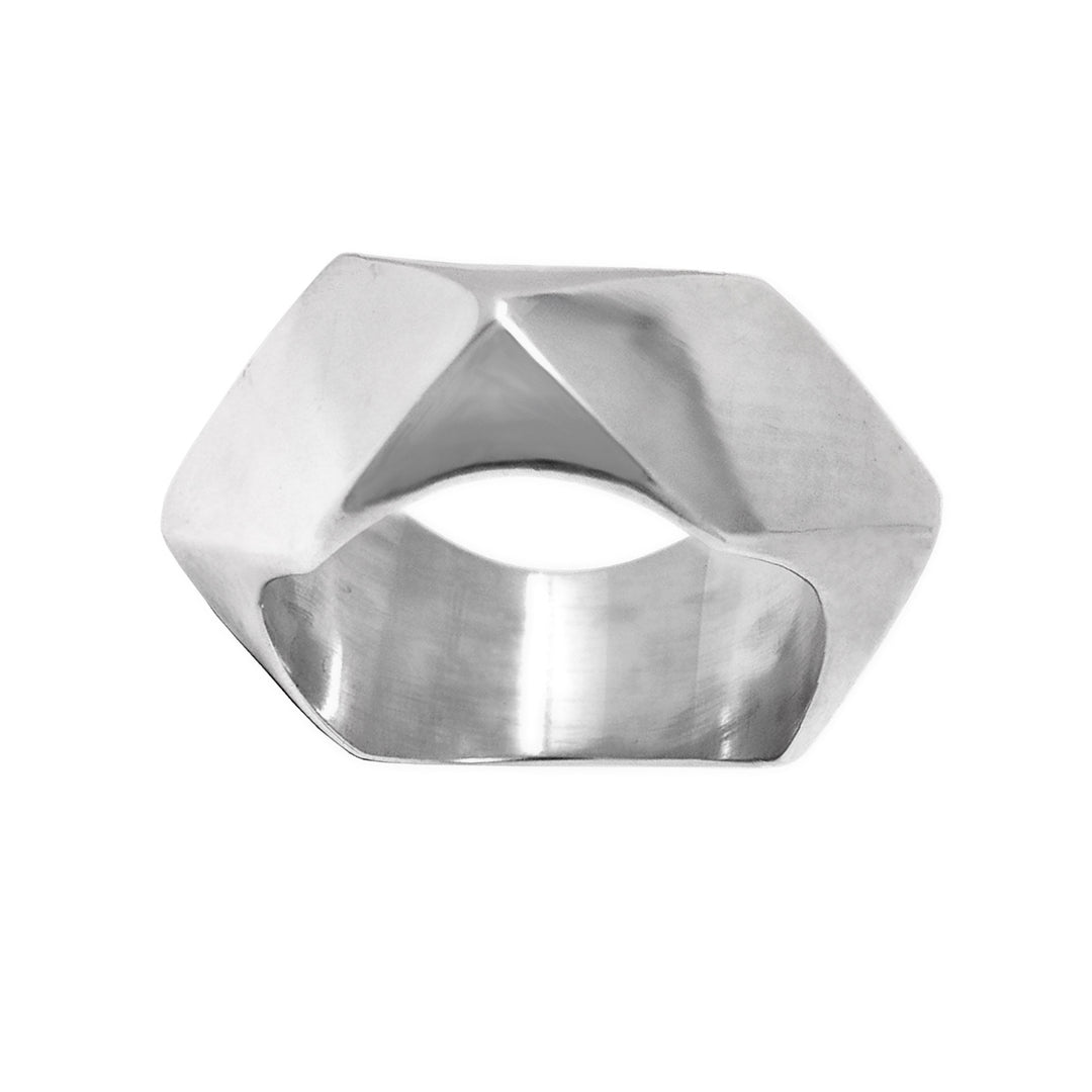 Faceted Band Ring