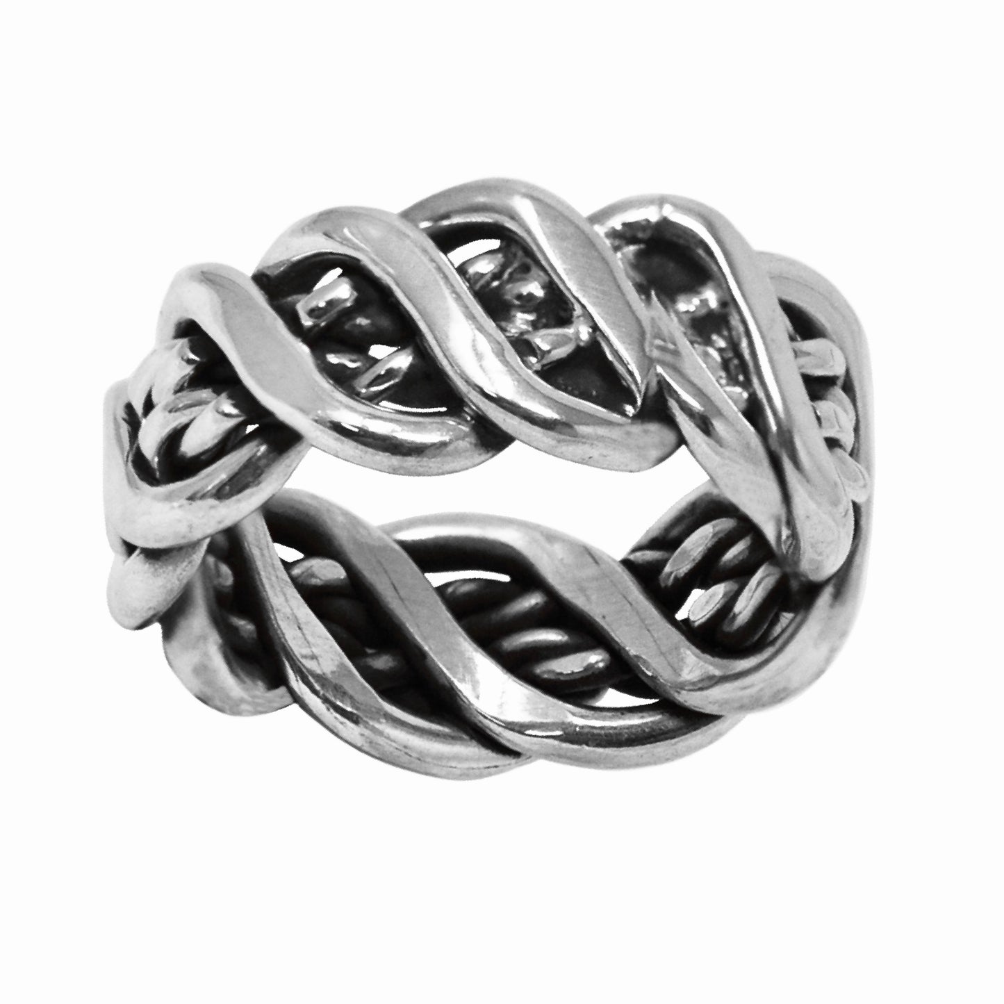 Wide Woven Ring