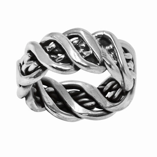Wide Woven Ring