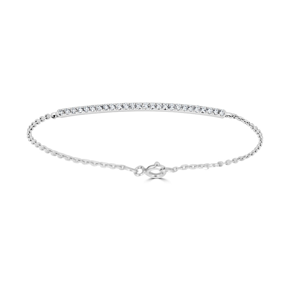 Diamond Bar Bracelet