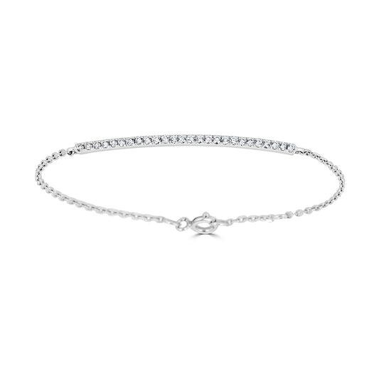 Diamond Bar Bracelet