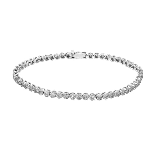 Round Diamond Tennis Bracelet