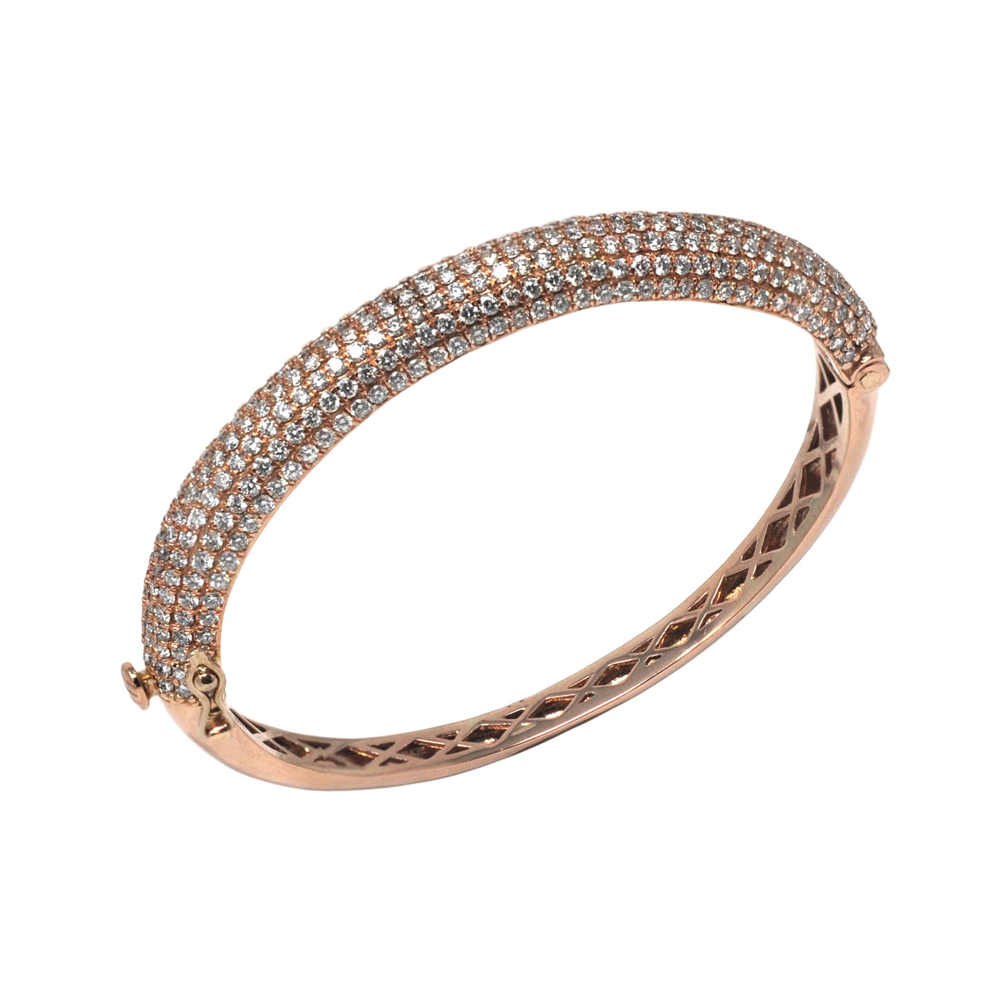 White Diamond Pavé Bangle Bracelet