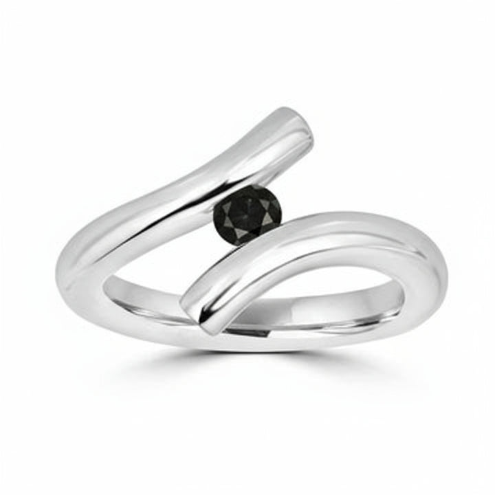 Swirl Tension Set Ring