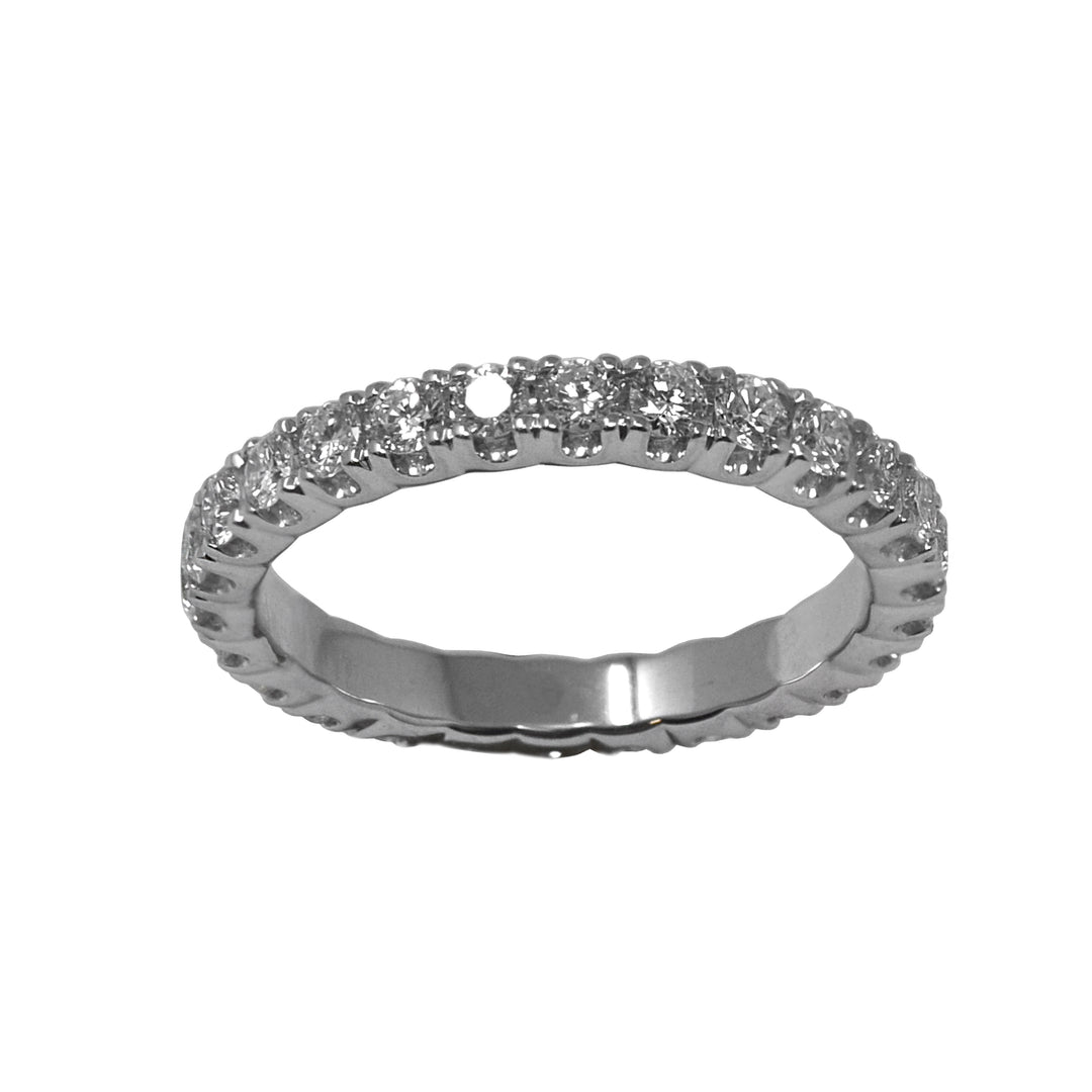 White Diamond Eternity Band