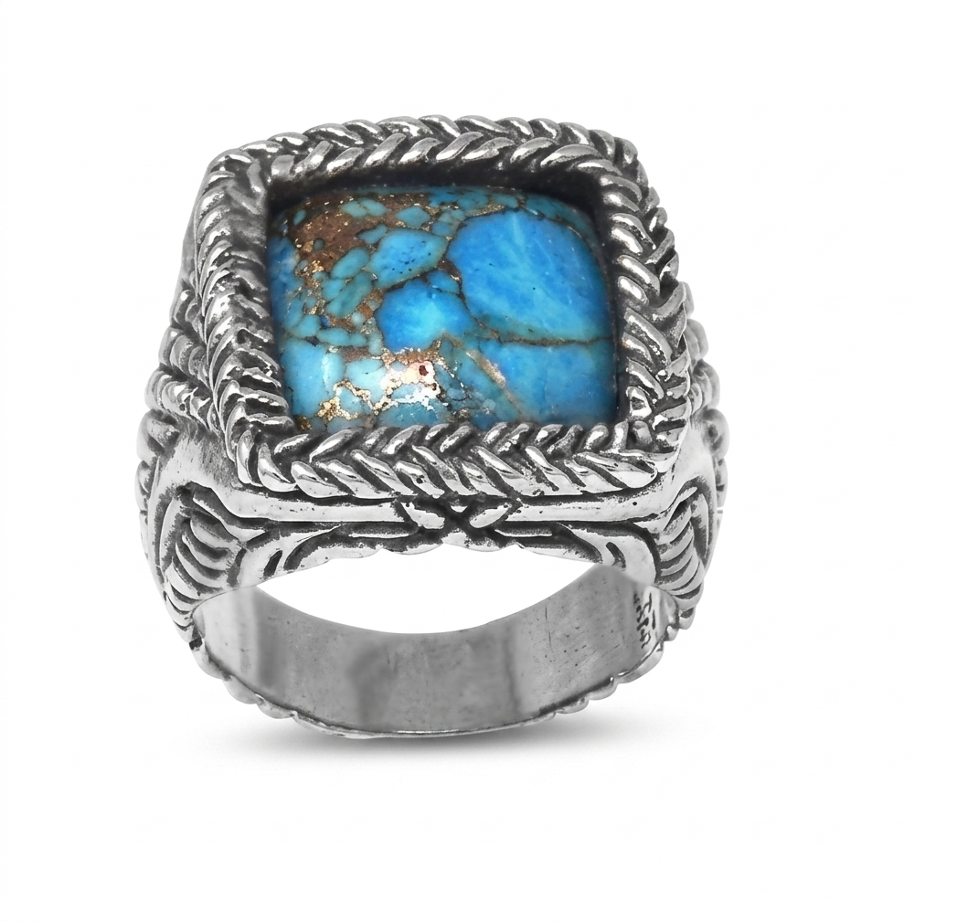 Square Gemstone Ring