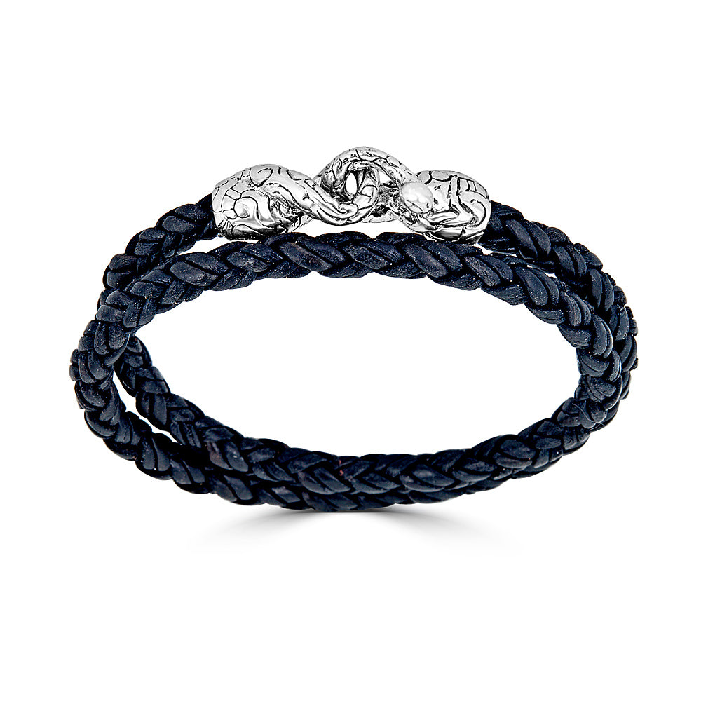 KeyDesign Knotted Leather Bracelet | Versani