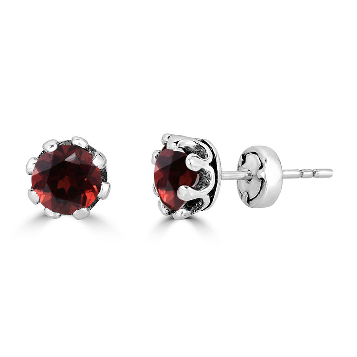 Gemstone Studs Earrings