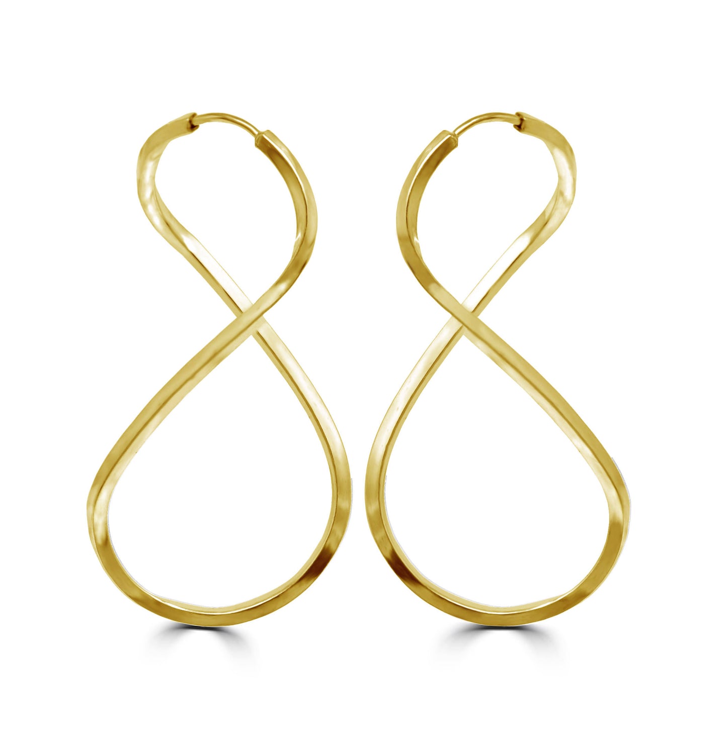 Gold Twisted Earrings