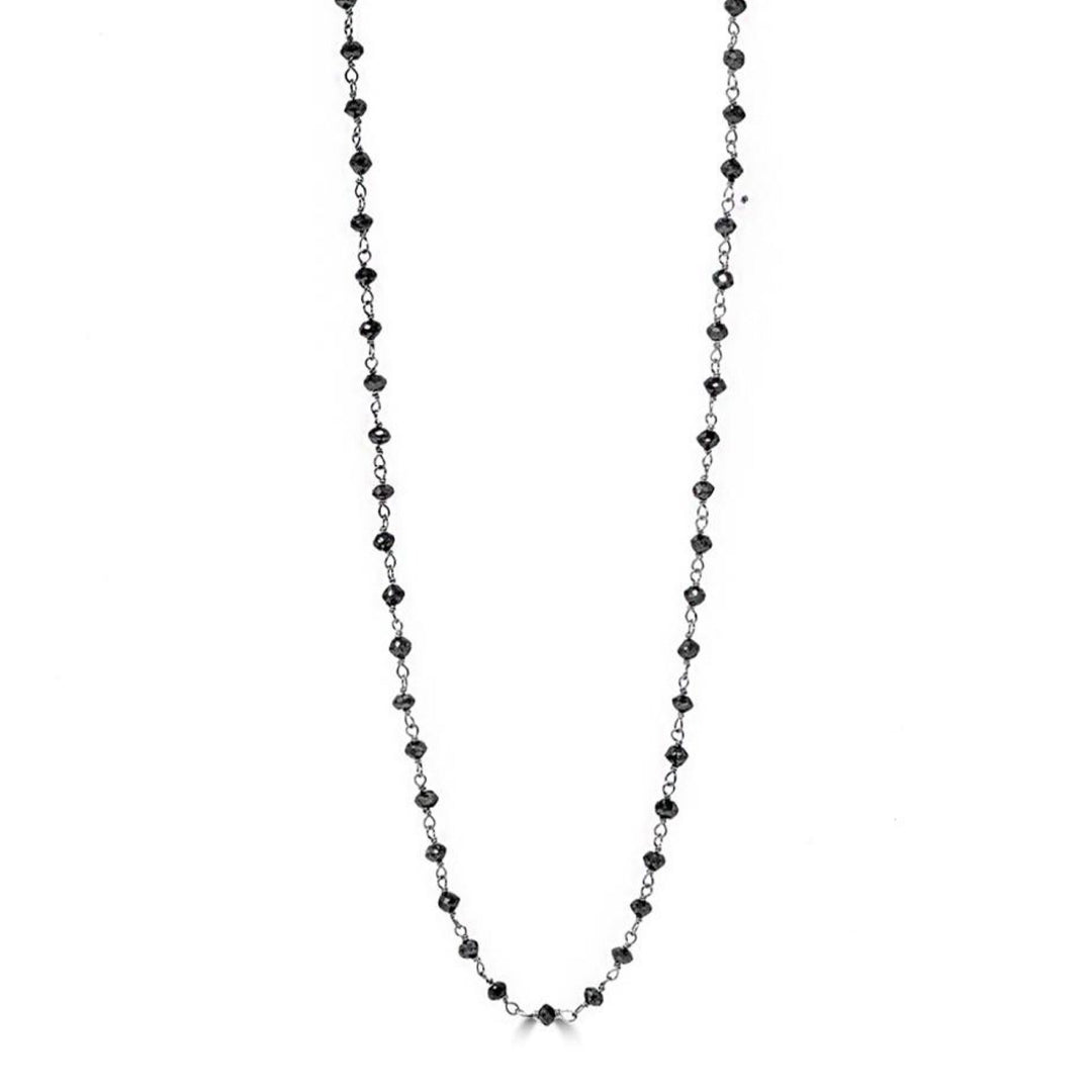 Black Diamond Beaded Necklace