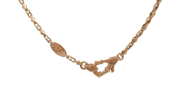 Gold Open Link Necklace