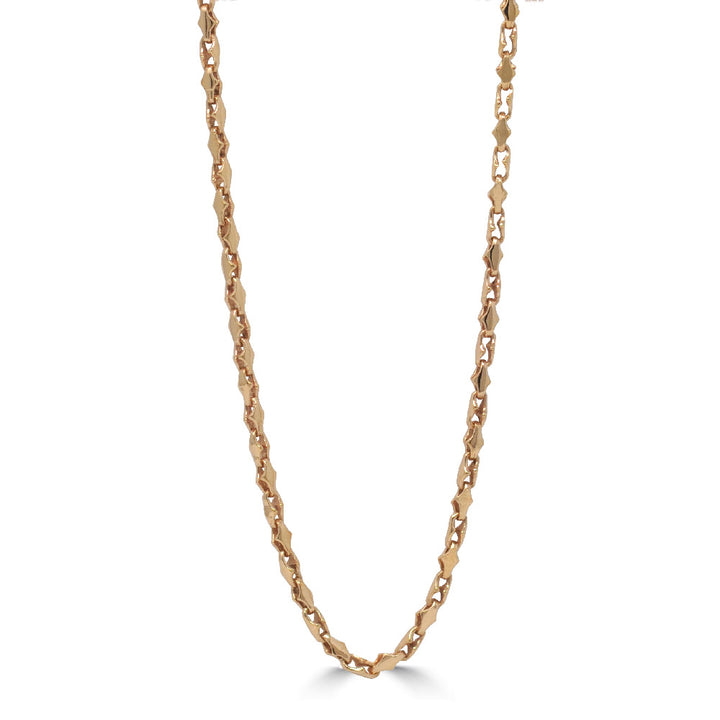 Gold Open Link Necklace