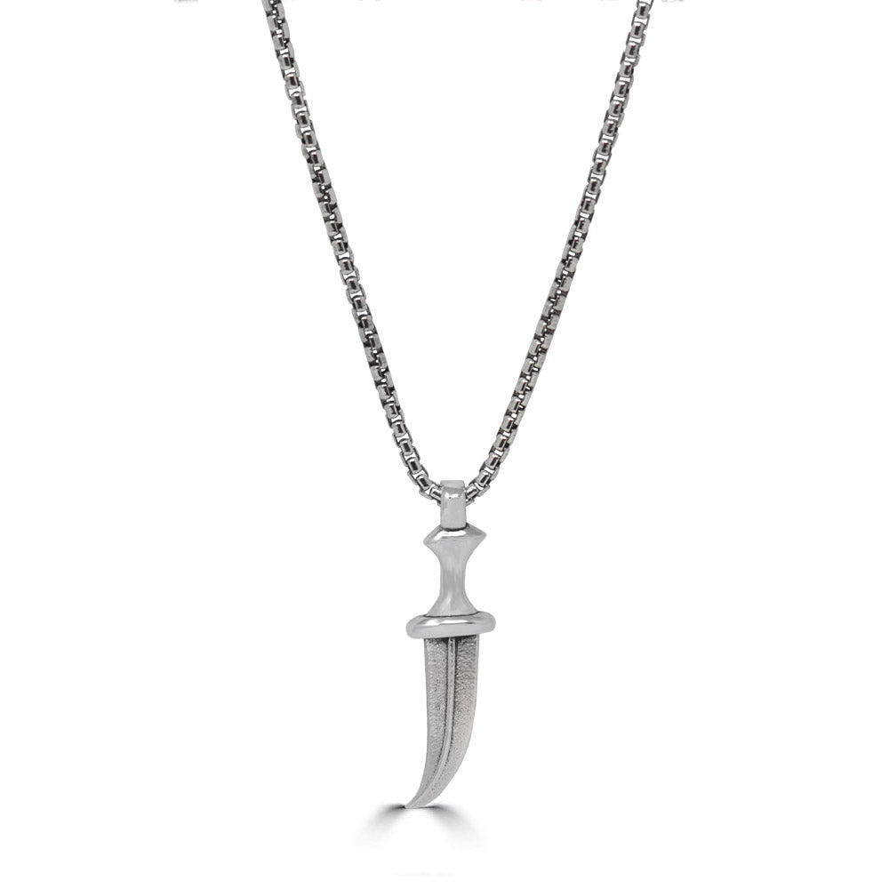 Small Dagger Pendant Necklace