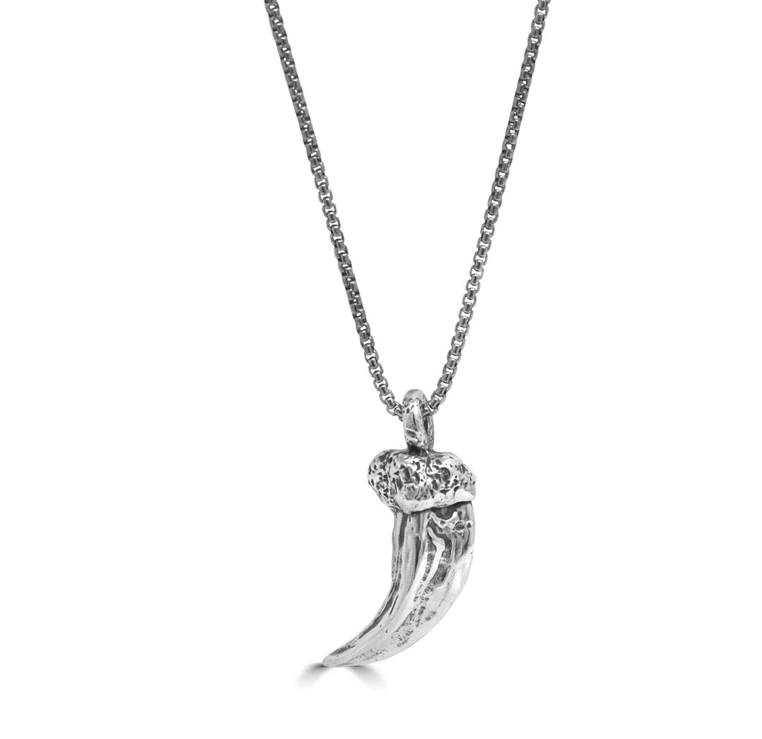 Curved Claw Pendant Necklace