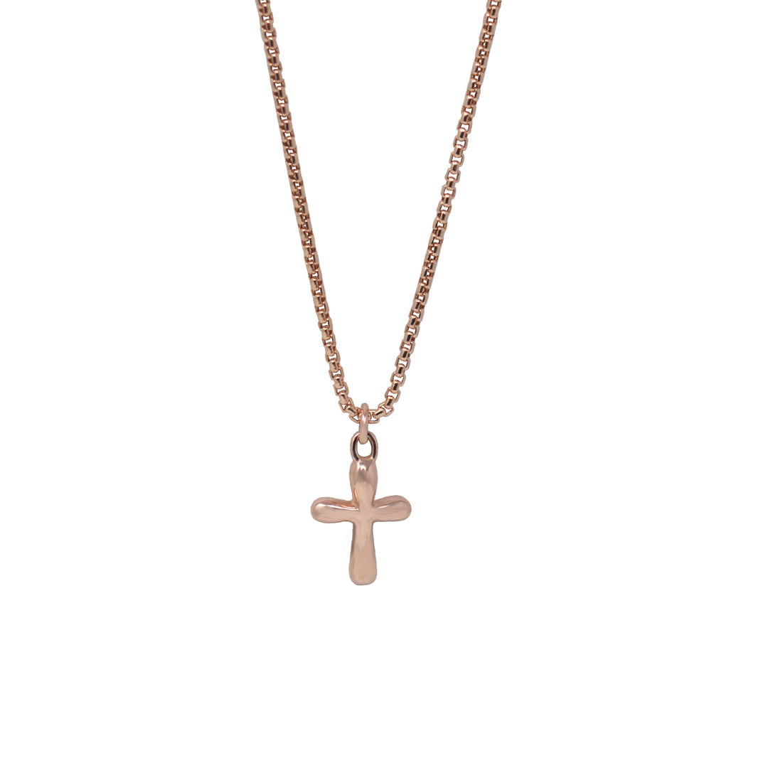 Petite Gold Cross Pendant Necklace