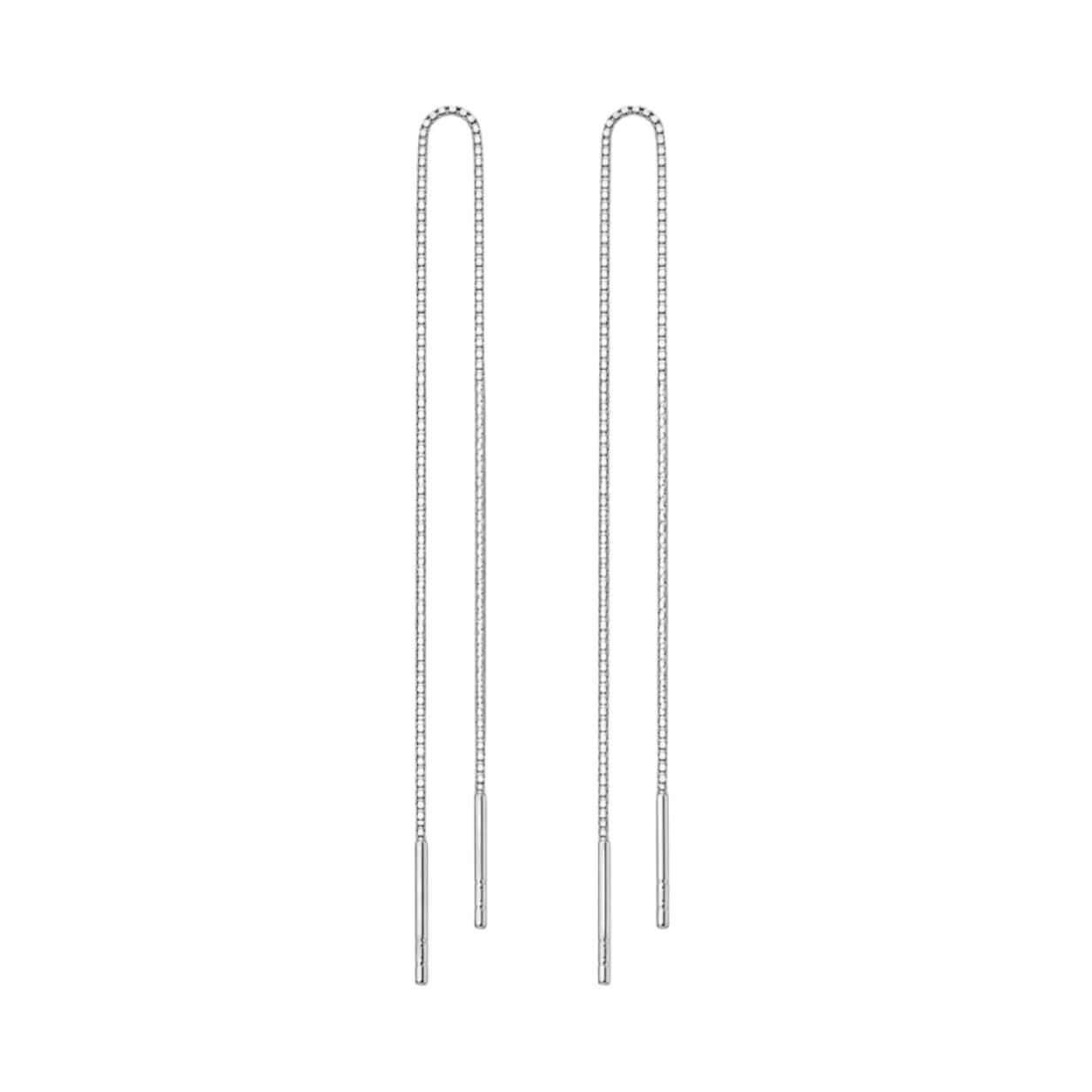 Pull Through Chain Earrings