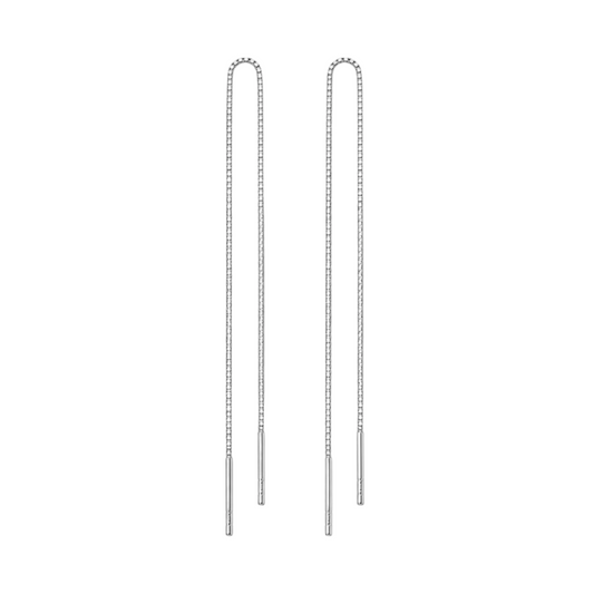 Pull Through Chain Earrings