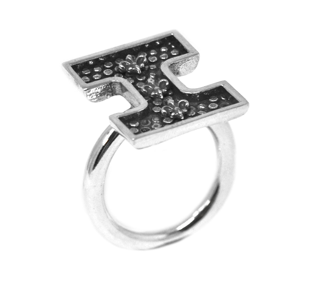 Puzzle Fleur De Lis Ring