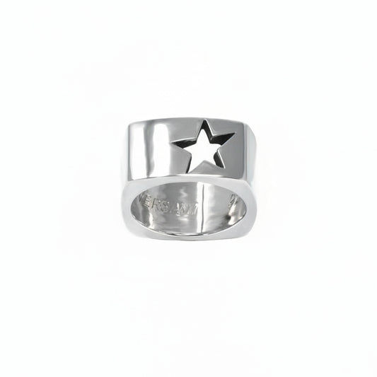 Square Star Cutout Ring