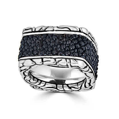 KeyDesign Square Stingray Ring