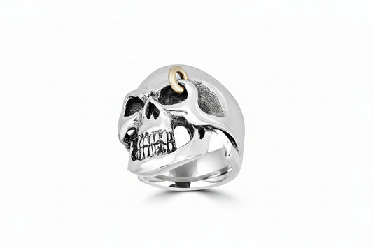 Pierced Skull Ring