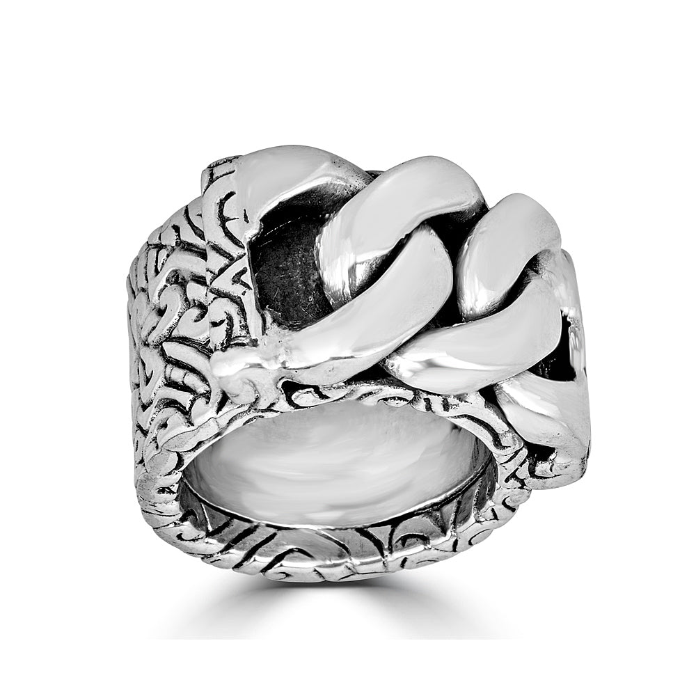 Large Cuban Link on KeyDesign Band