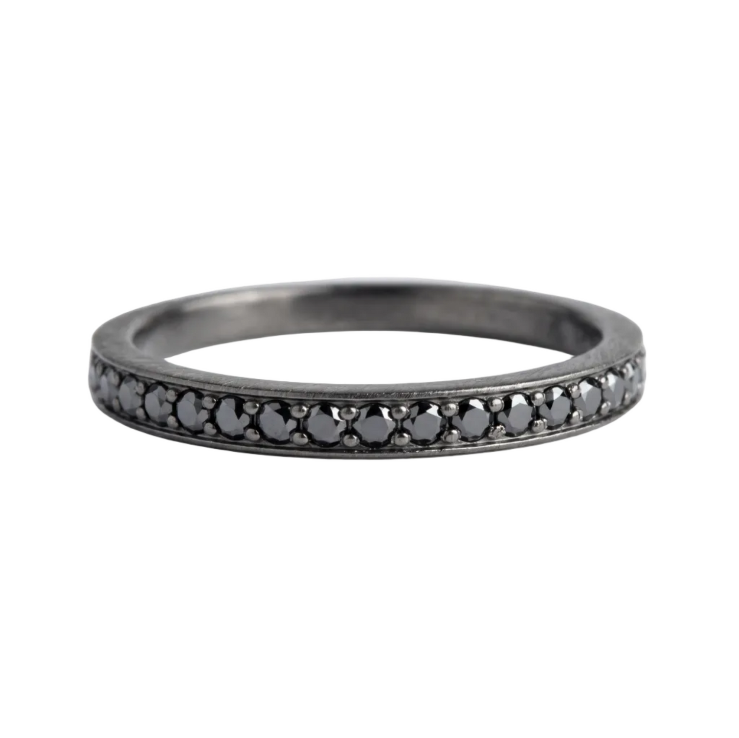 Black Diamond Half Eternity Band