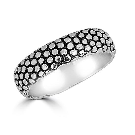 Snake Texture Band Ring