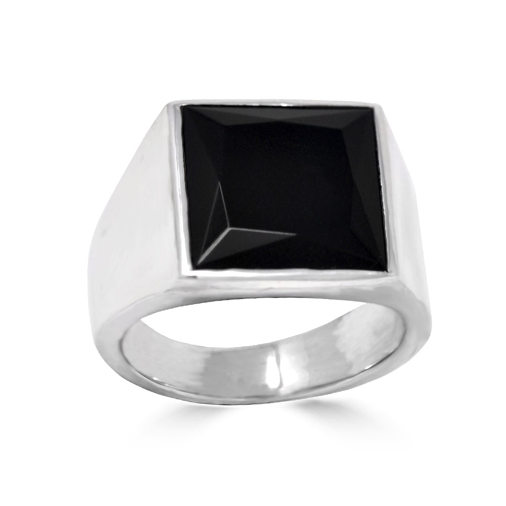 Square Onyx Ring