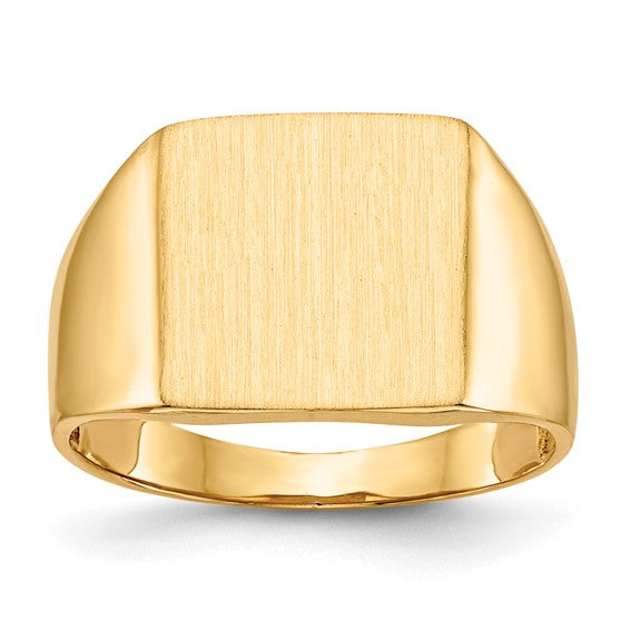 Square Signet Ring In Gold