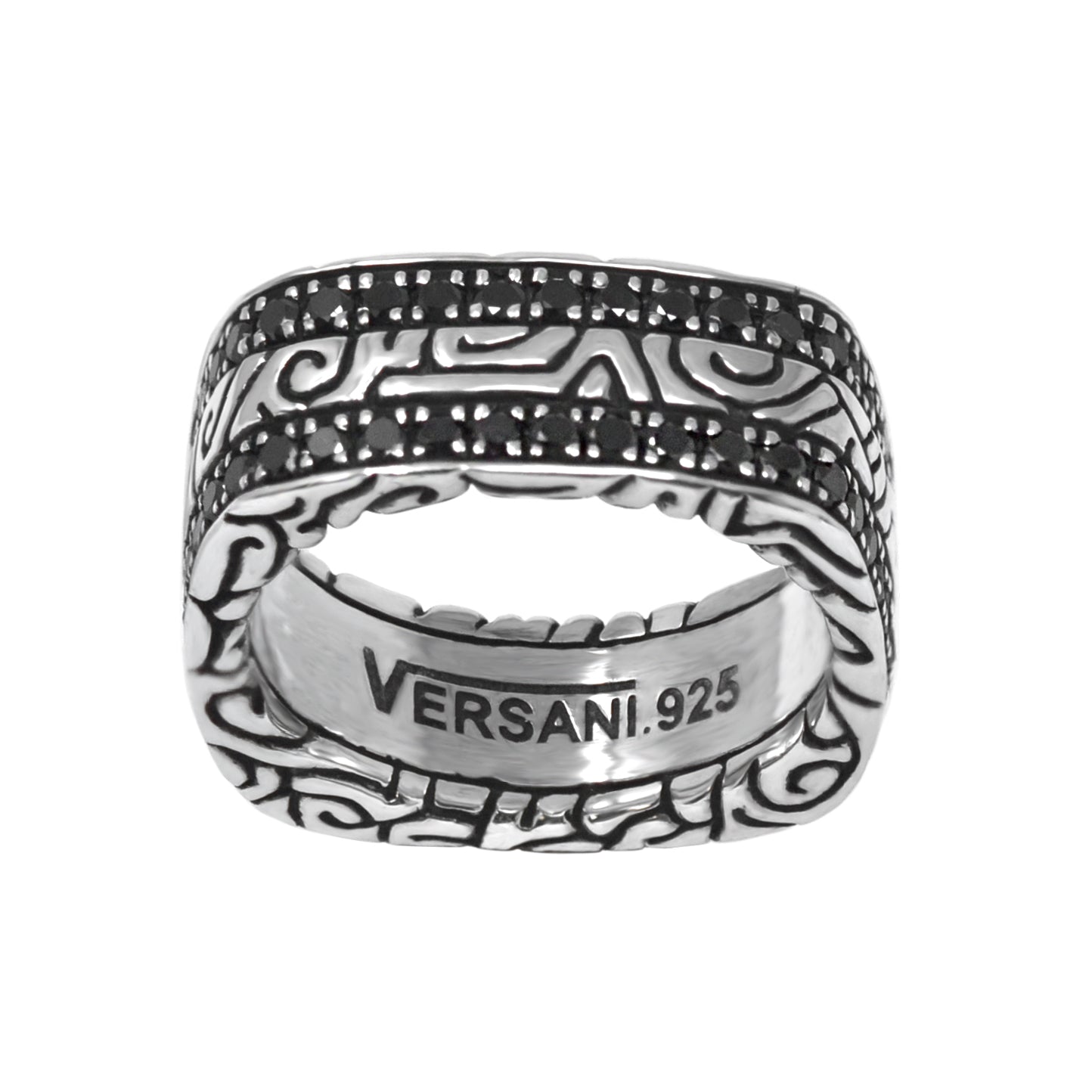 Black Diamond KeyDesign Square Ring