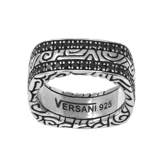 Black Diamond KeyDesign Square Ring
