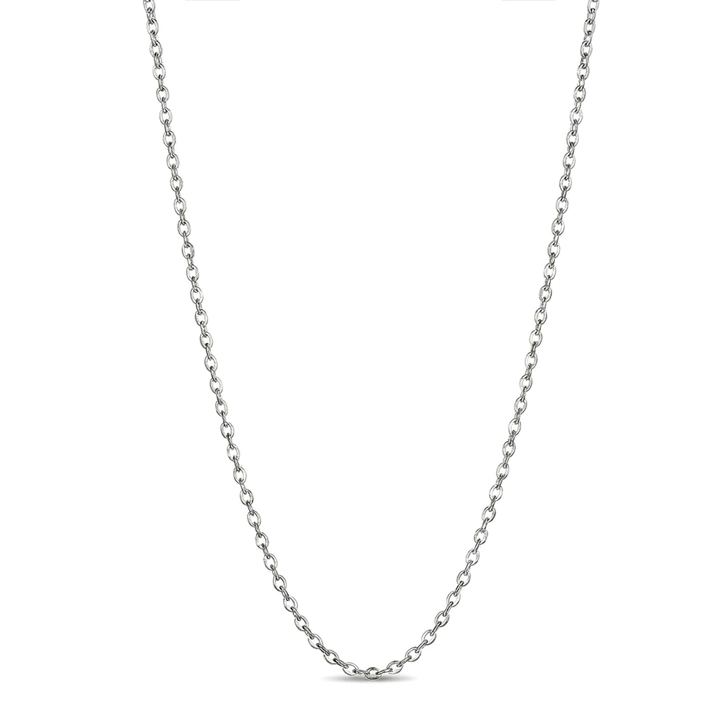 Thin Cable Chain Necklace, 1.8mm