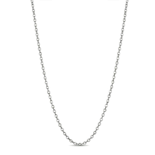 Thin Cable Chain Necklace, 1.8mm