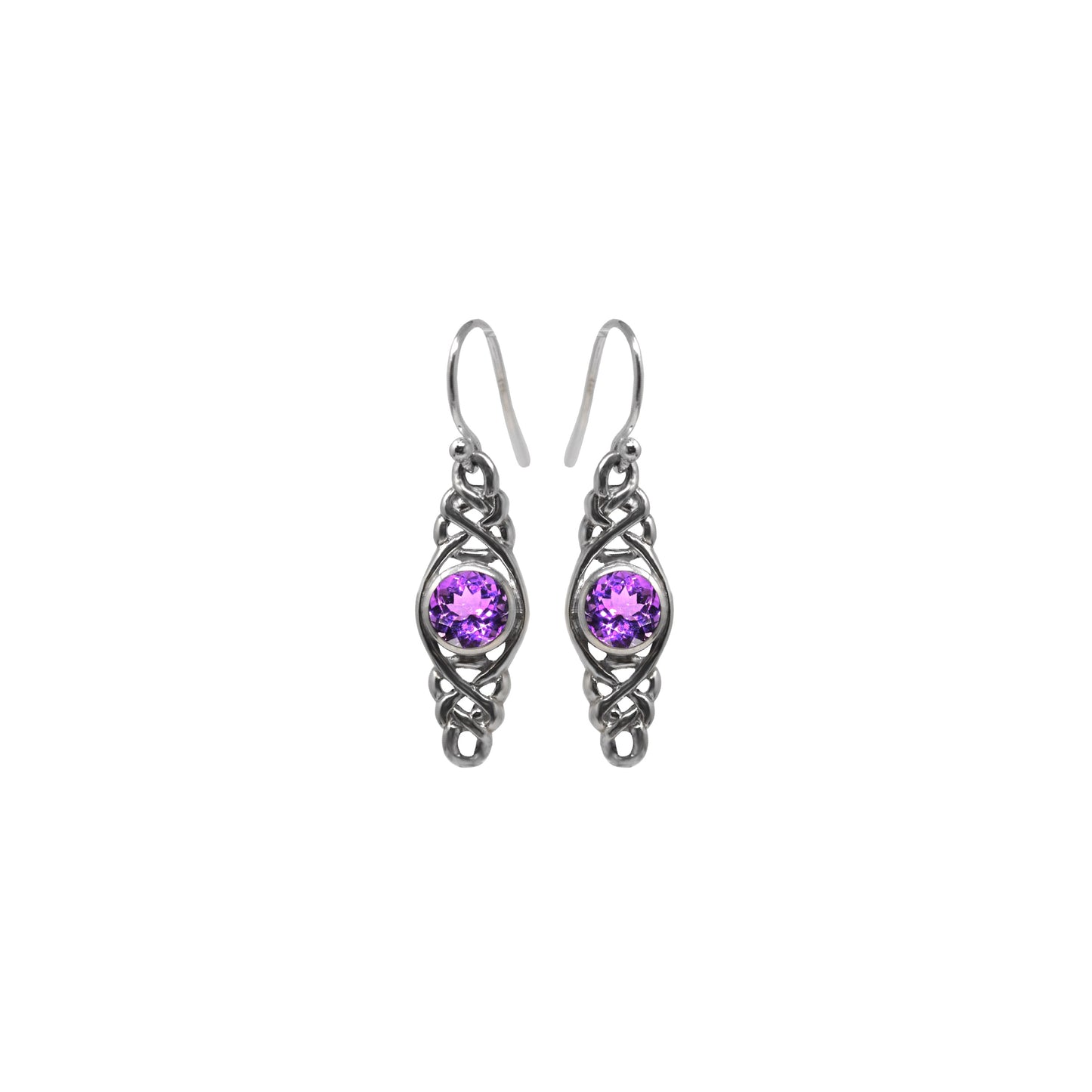 Amethyst Dangling Earrings