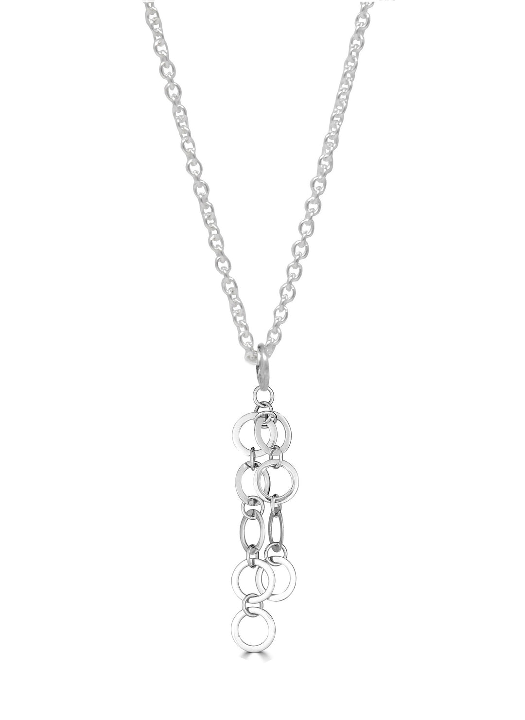 Long Tassel Chain Drop Pendant Necklace