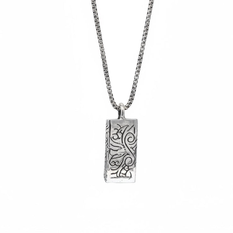 KeyDesign Rectangular Pendant Necklace