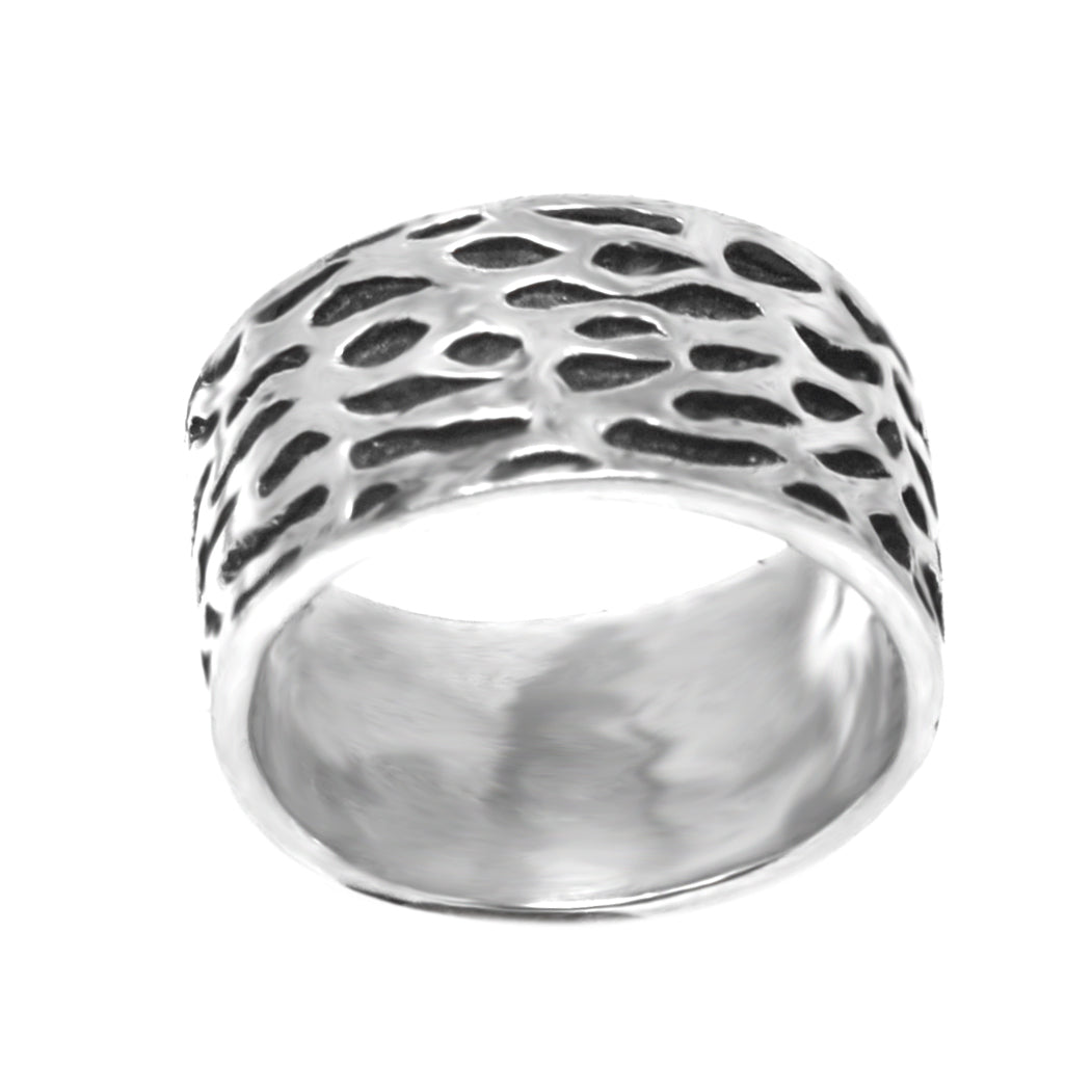 Textured Band Ring