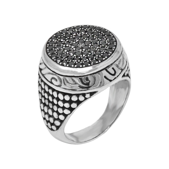 Black Diamond KeyDesign Round Top  Ring