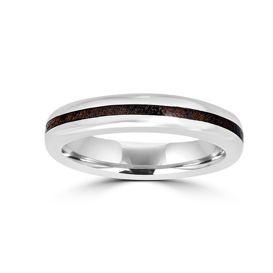 Thin Wood Inlay Band