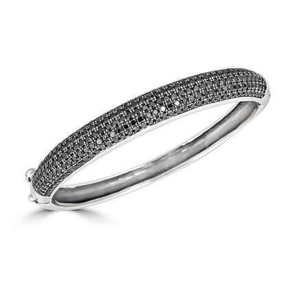 Pavé Black Diamond Bangle