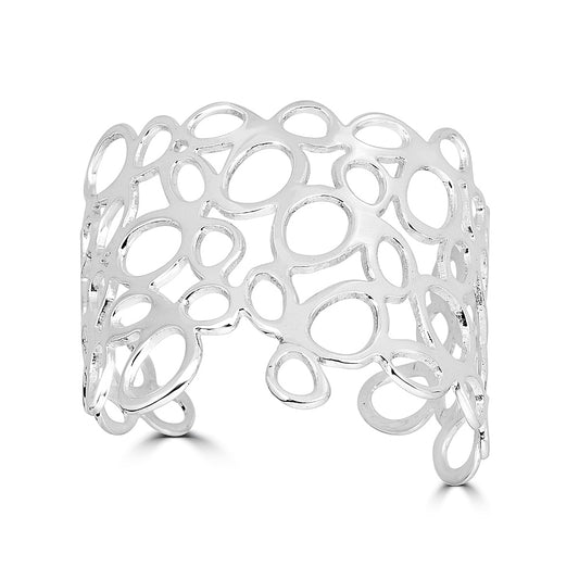 Cutout Circles Cuff Bracelet