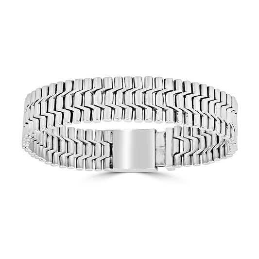 V Flat Link Bracelet